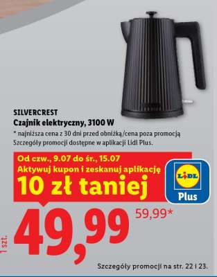 Silvercrest Czajnik elektryczny, 3100 W