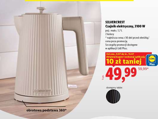 Silvercrest Czajnik elektryczny, 3100 W