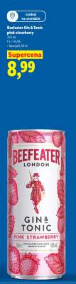 Beefeater Gin & Tonic pink strawberry