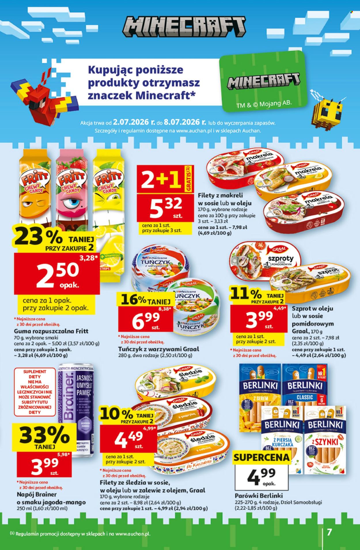 Gazetka Auchan - 2.7.2026. - 8.7.2026.. Strona 7