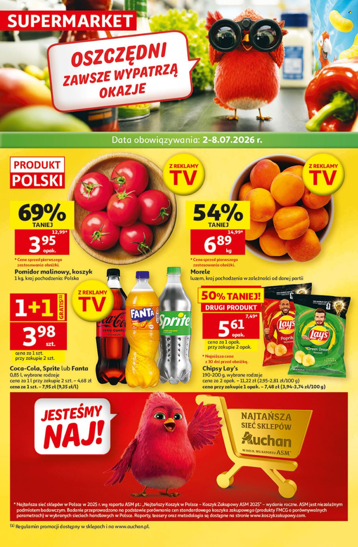 Gazetka Auchan - 2.7.2026. - 8.7.2026.. Strona 1