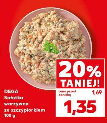 DEGA Sałatka warzywna ze szczypiorkiem 100 g