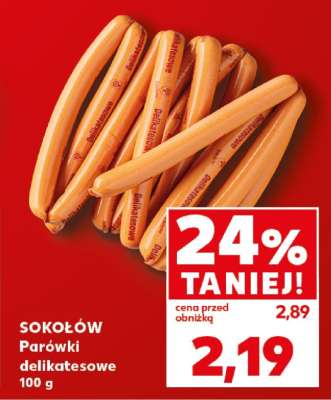 SOKOŁÓW Parówki delikatesowe 100 g