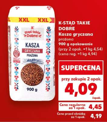 K-STAŁ TAKIE DOBRE Kasza gryczana prażona