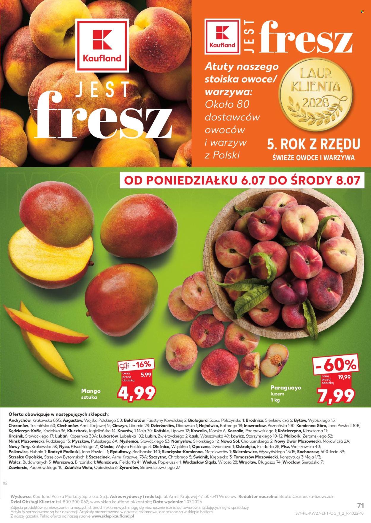 Gazetka Kaufland - 2.7.2026. - 8.7.2026.. Strona 71