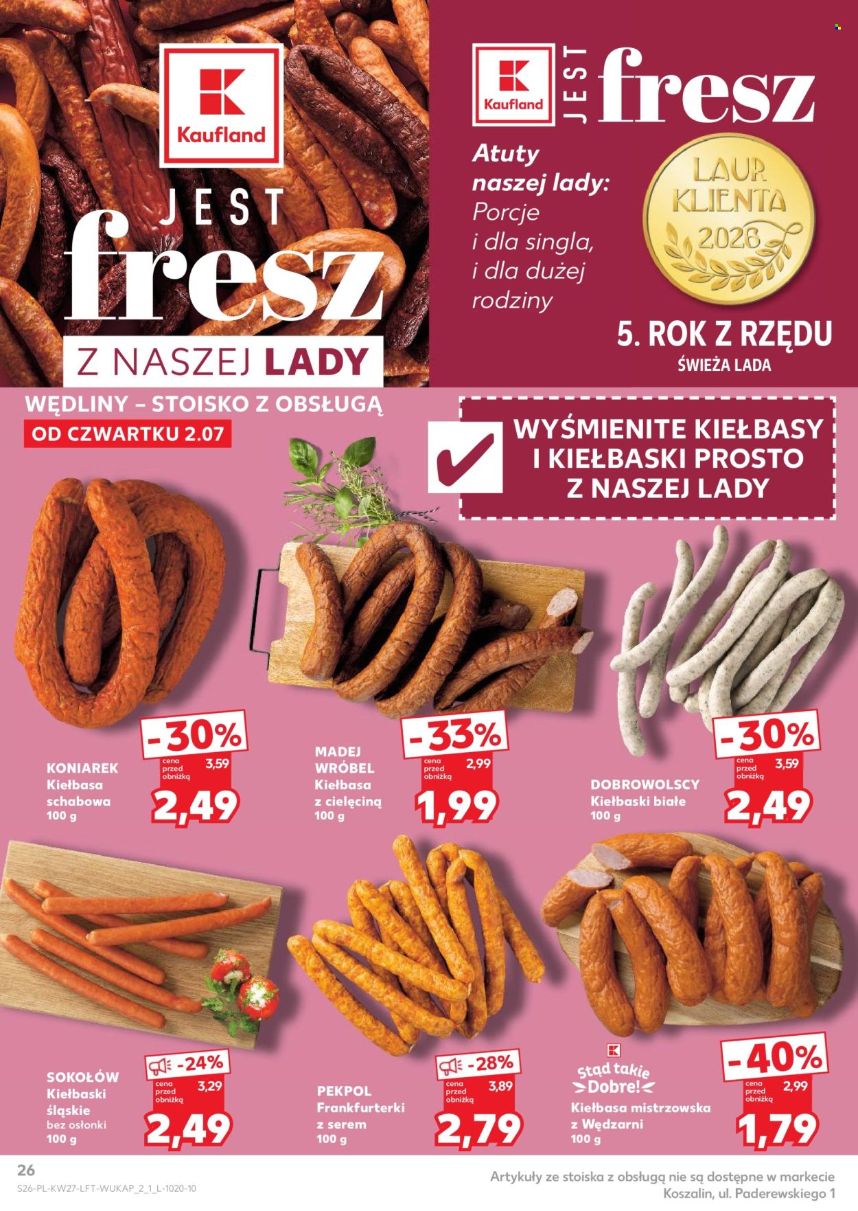 Gazetka Kaufland - 2.7.2026. - 8.7.2026.. Strona 26