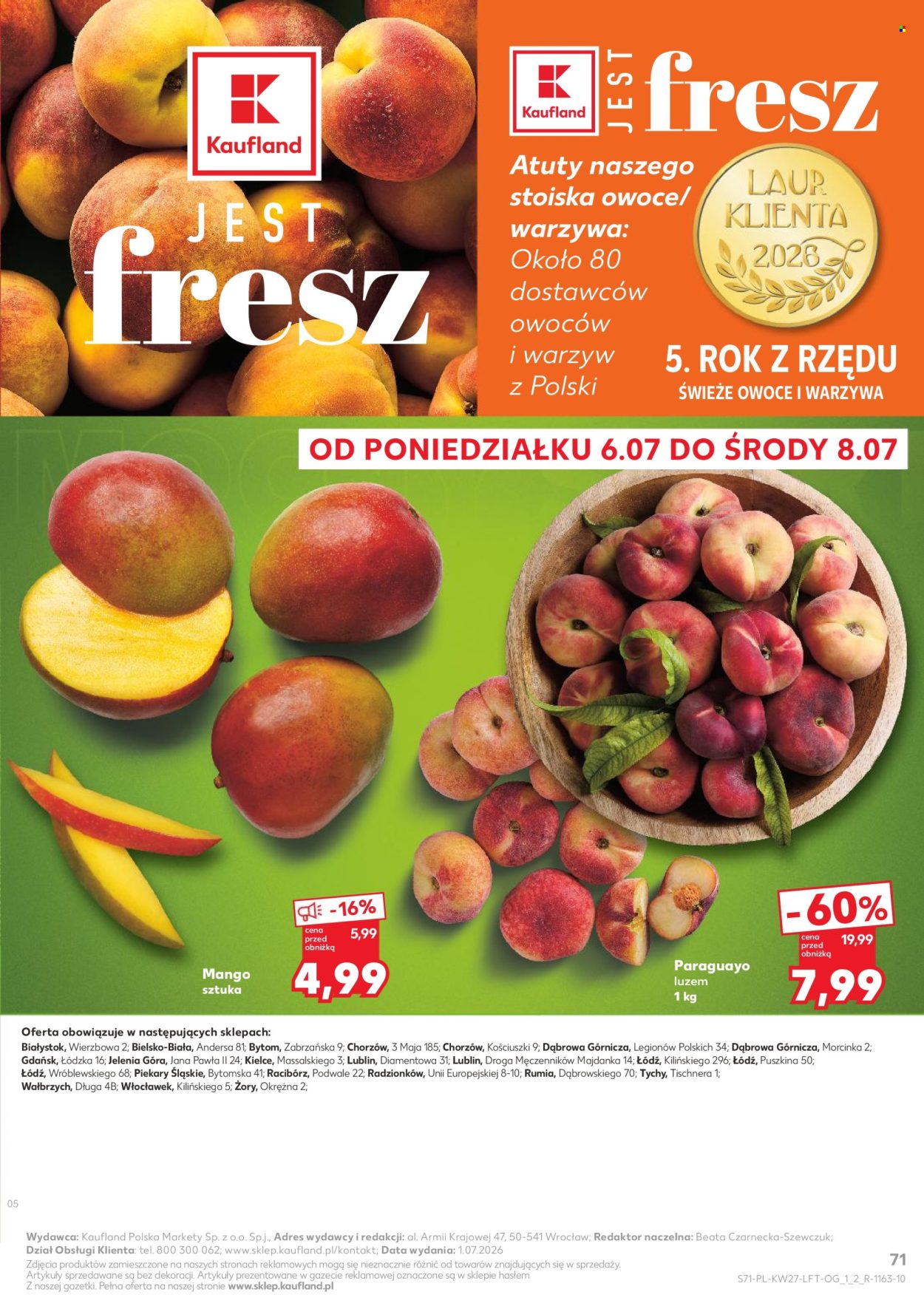Gazetka Kaufland - 2.7.2026. - 8.7.2026.. Strona 71