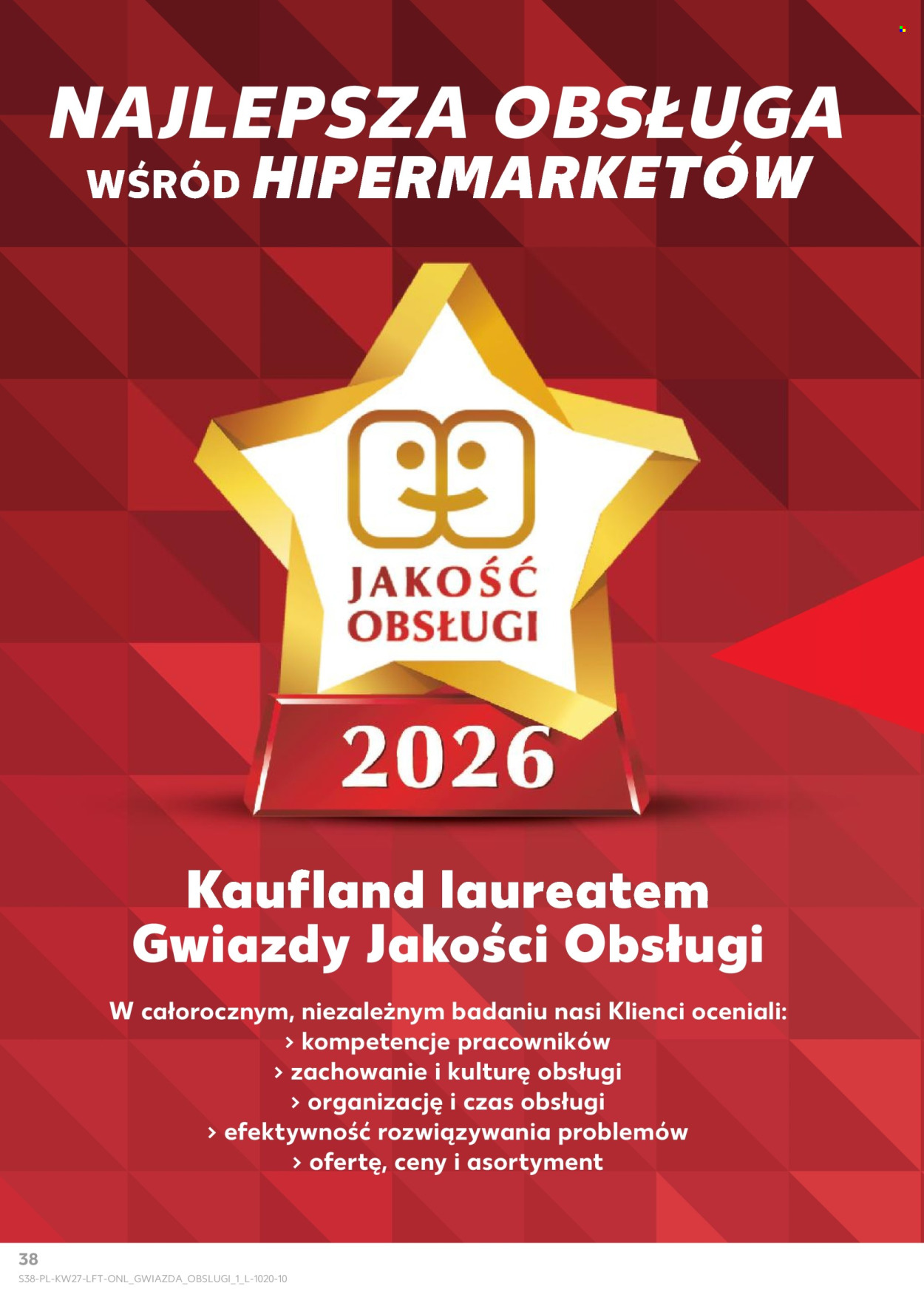 Gazetka Kaufland - 2.7.2026. - 8.7.2026.. Strona 38