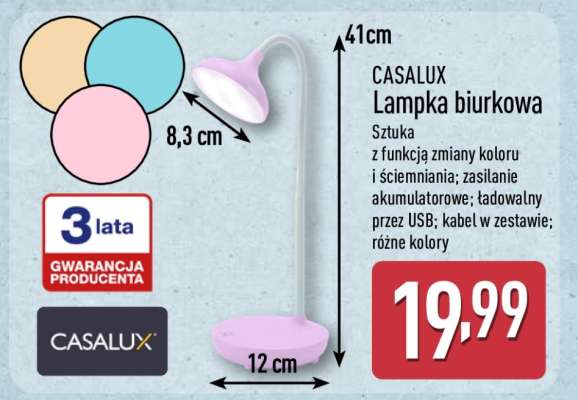 CASALUX Lampka biurkowa