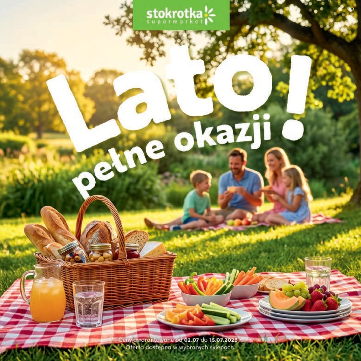 Gazetka Stokrotka Supermarket - 2.7.2026. - 15.7.2026.. Strona 1