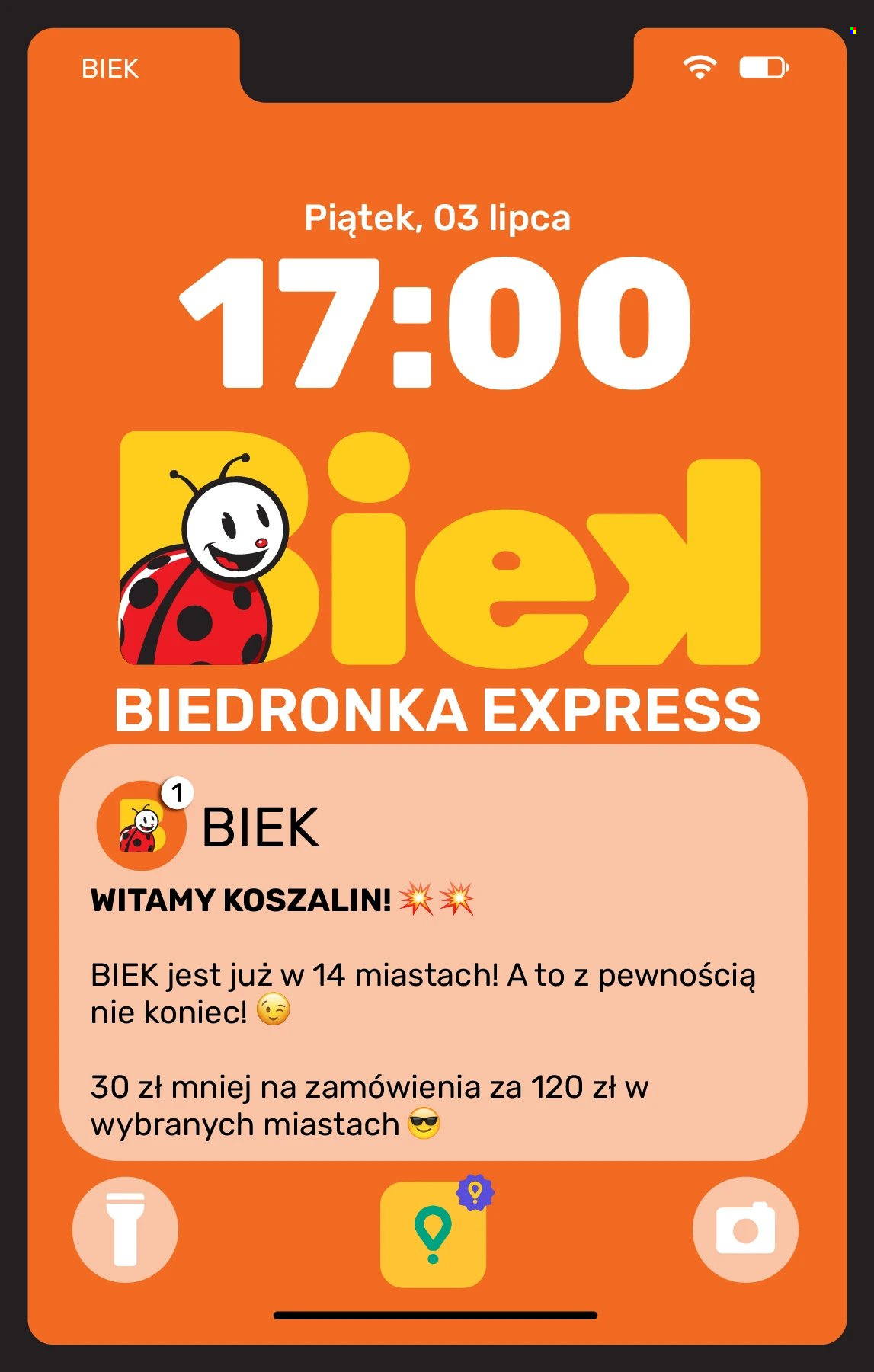 Gazetka Biedronka - 3.7.2026. - 5.7.2026.. Strona 1