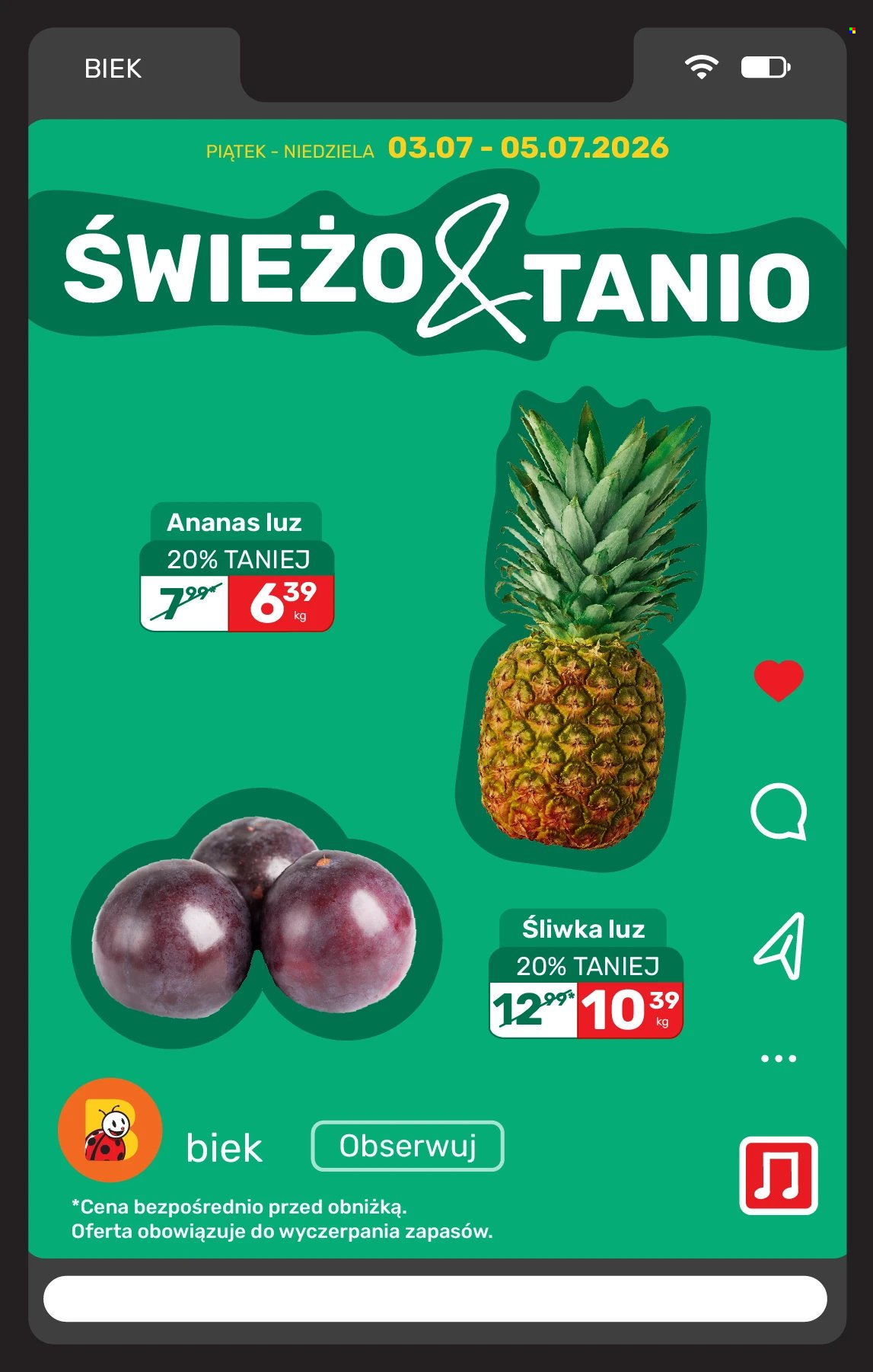 Gazetka Biedronka - 3.7.2026. - 5.7.2026.. Strona 9