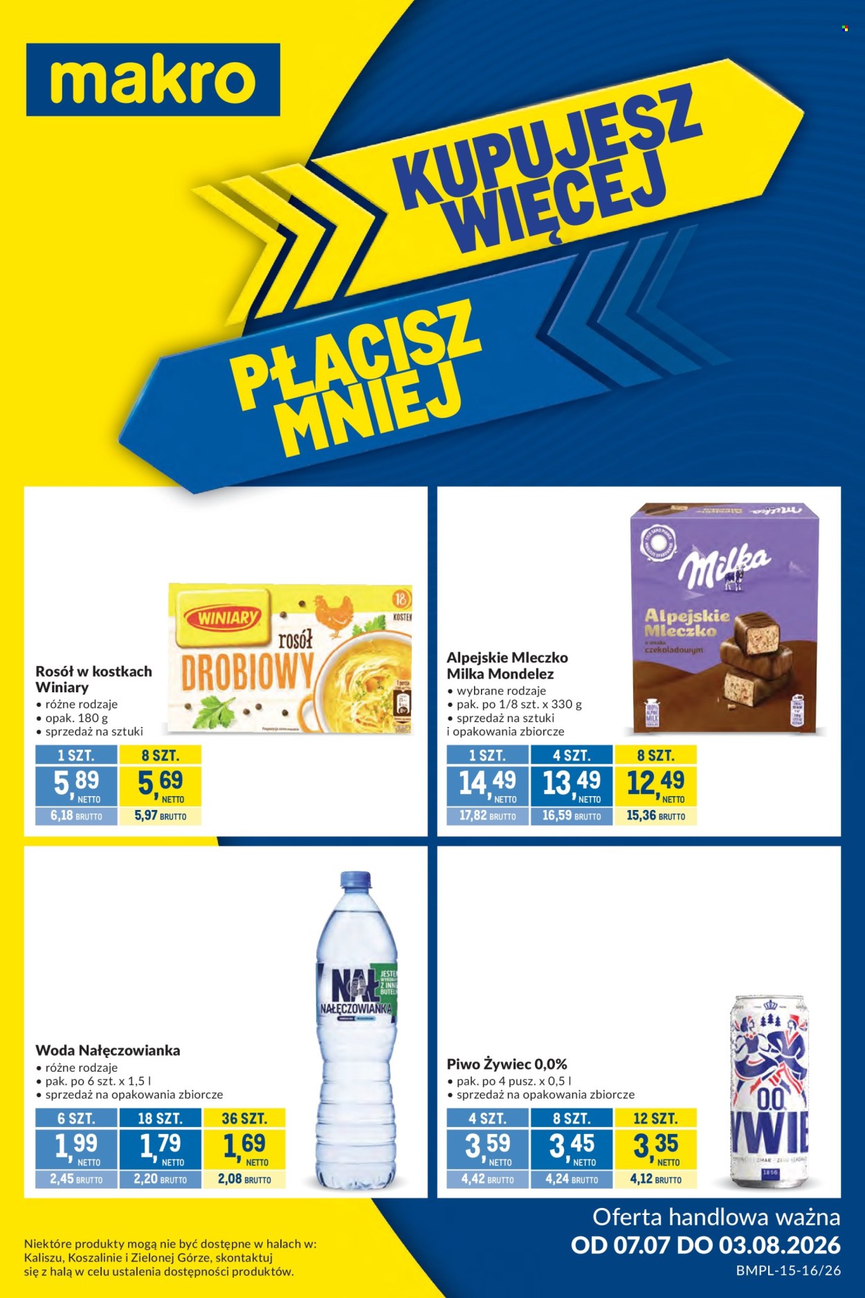 Gazetka Makro - 7.7.2026. - 3.8.2026.. Strona 1