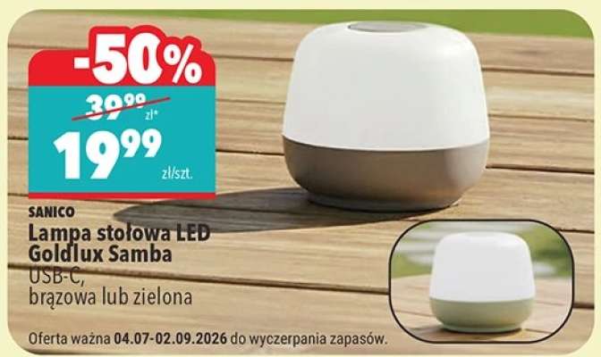 Lampa stołowa LED Goldlux Samba