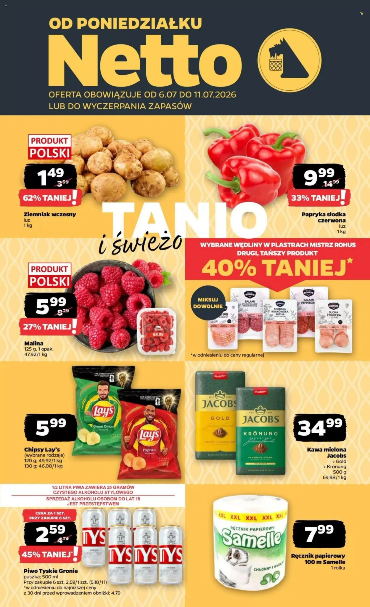 Gazetka Netto - 6.7.2026. - 11.7.2026.. Strona 1