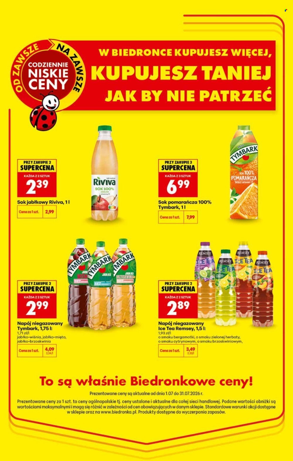Gazetka Biedronka - 1.7.2026. - 31.7.2026.. Strona 1
