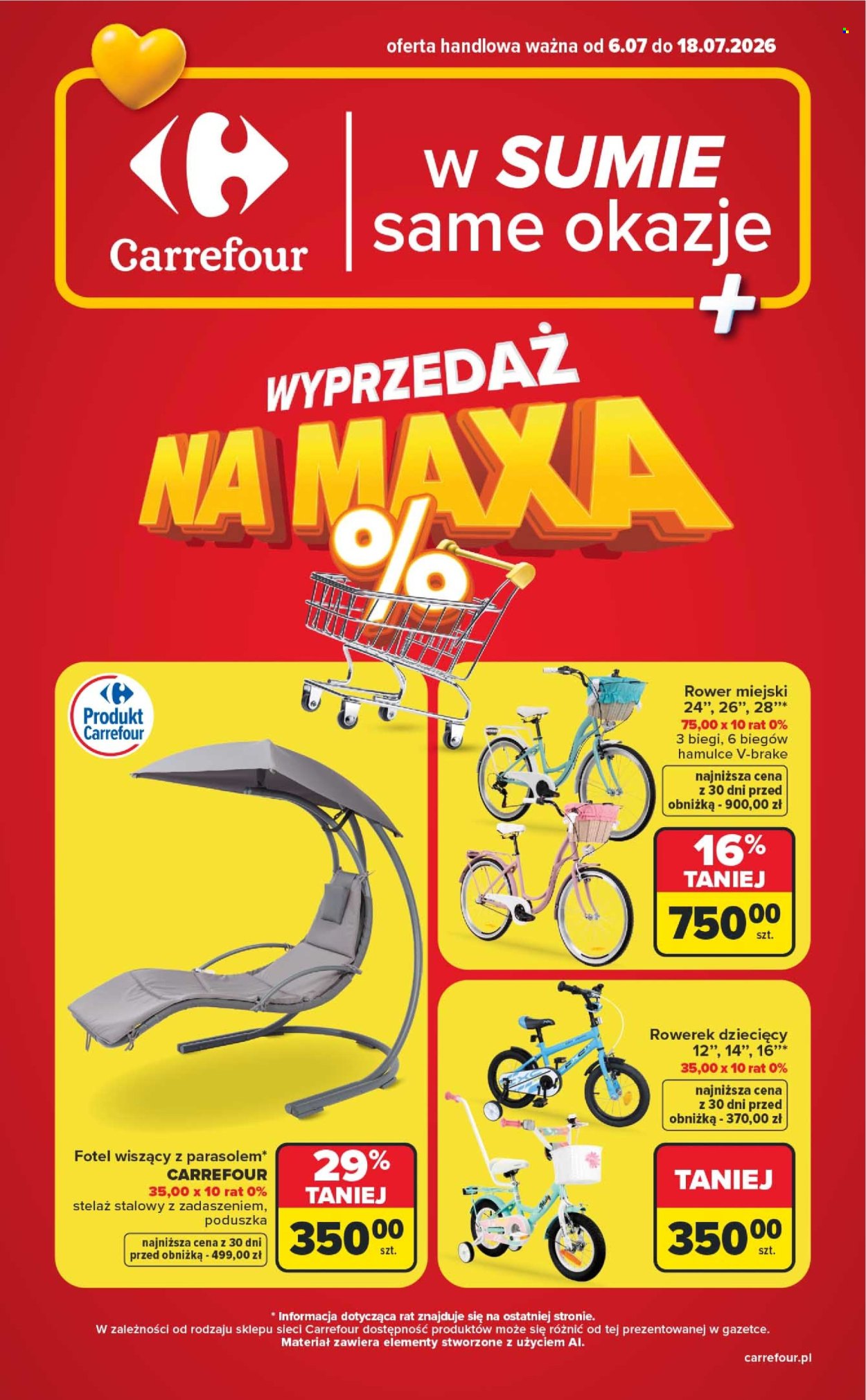 Gazetka Carrefour - 6.7.2026. - 18.7.2026.. Strona 1