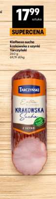 Kiełbasa sucha krakowska z szynki