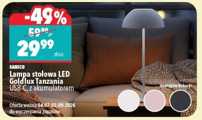 Lampa stołowa LED Goldlux Tanzania