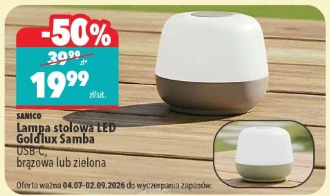 Lampa stołowa LED Goldlux Samba