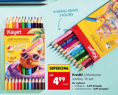 Kredki ołówkowe Jumbo, 12 szt.