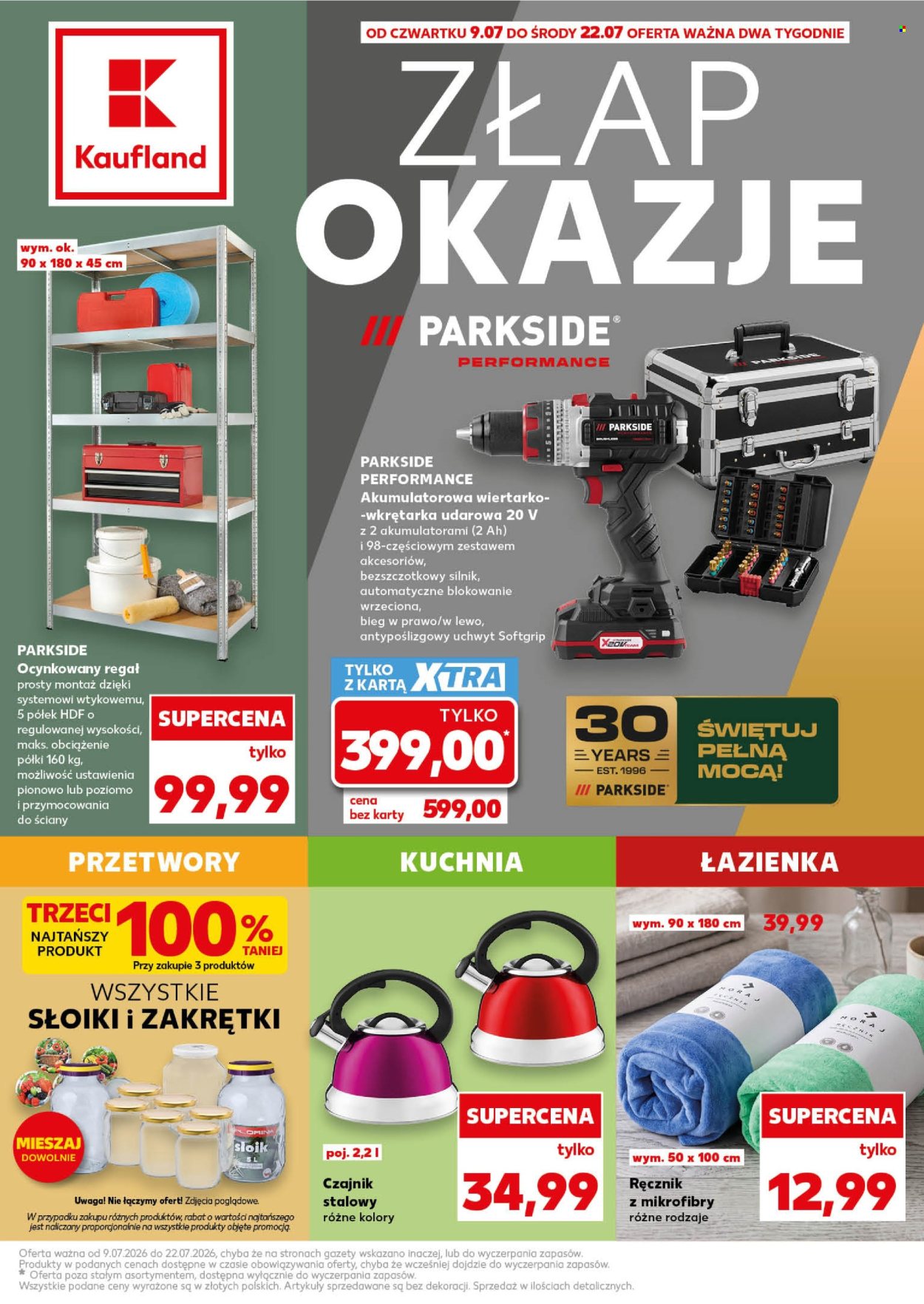 Gazetka Kaufland - 9.7.2026. - 22.7.2026.. Strona 1