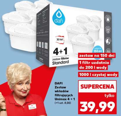 DAFI Zestaw wkładów filtrujących Unimax 4 + 1