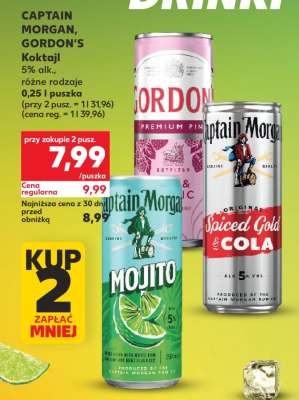 CAPTAIN MORGAN, GORDON'S Koktajl