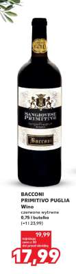 BACCONI PRIMITIVO PUGLIA