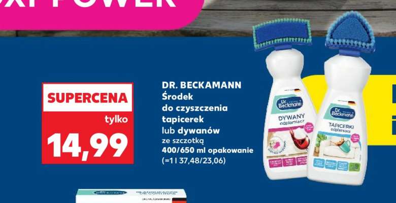 DR. BECKAMANN Środek do czyszczenia tapicerek lub dywanów ze szczotką