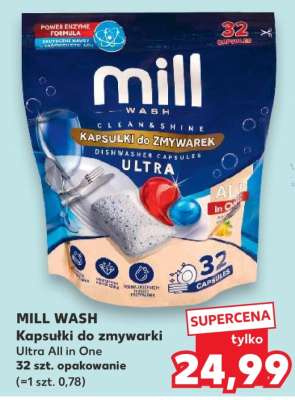 MILL WASH Kapsułki do zmywarki