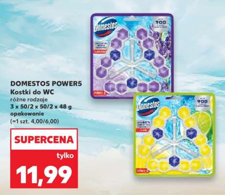 DOMESTOS POWER5 Kostki do WC