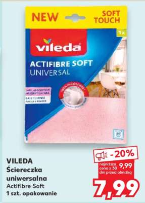 VILEDA Ściereczka uniwersalna Actifibre Soft 1 szt. opakowanie