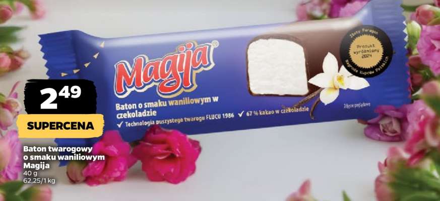 Baton twarogowy o smaku waniliowym Magija