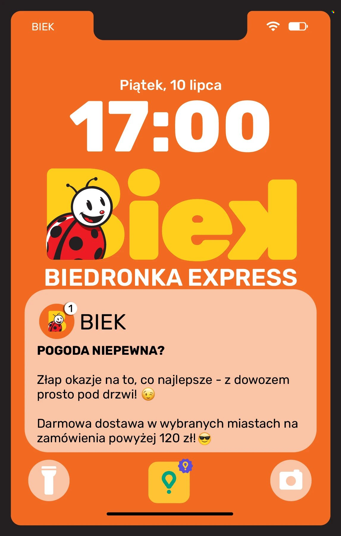 Gazetka Biedronka - 10.7.2026. - 12.7.2026.. Strona 1