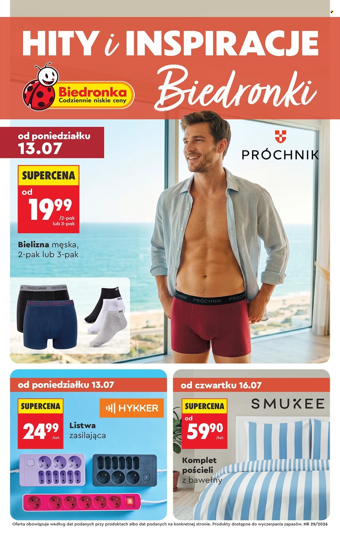 Gazetka Biedronka - 13.7.2026. - 29.7.2026.. Strona 1