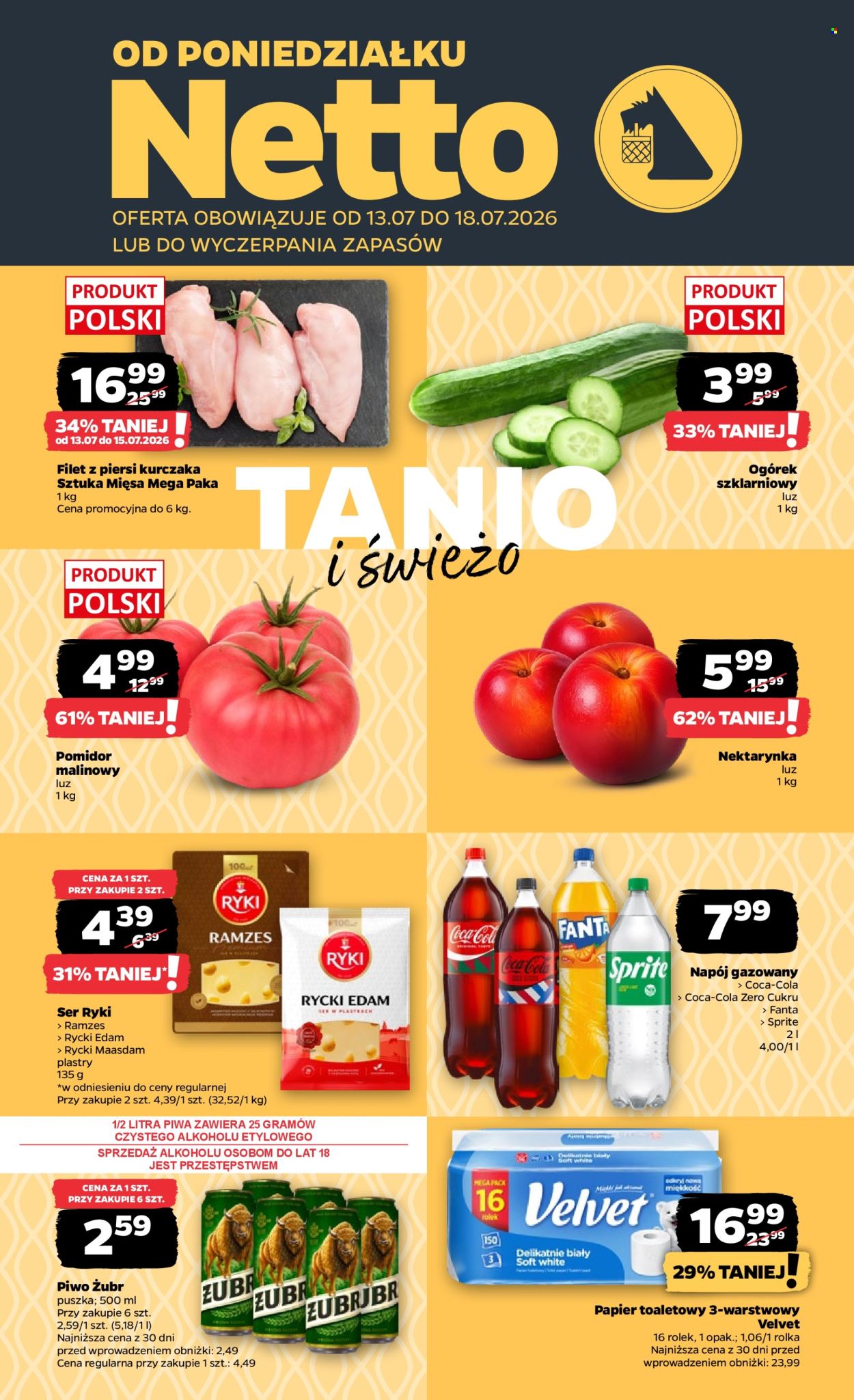 Gazetka Netto - 13.7.2026. - 18.7.2026.. Strona 1