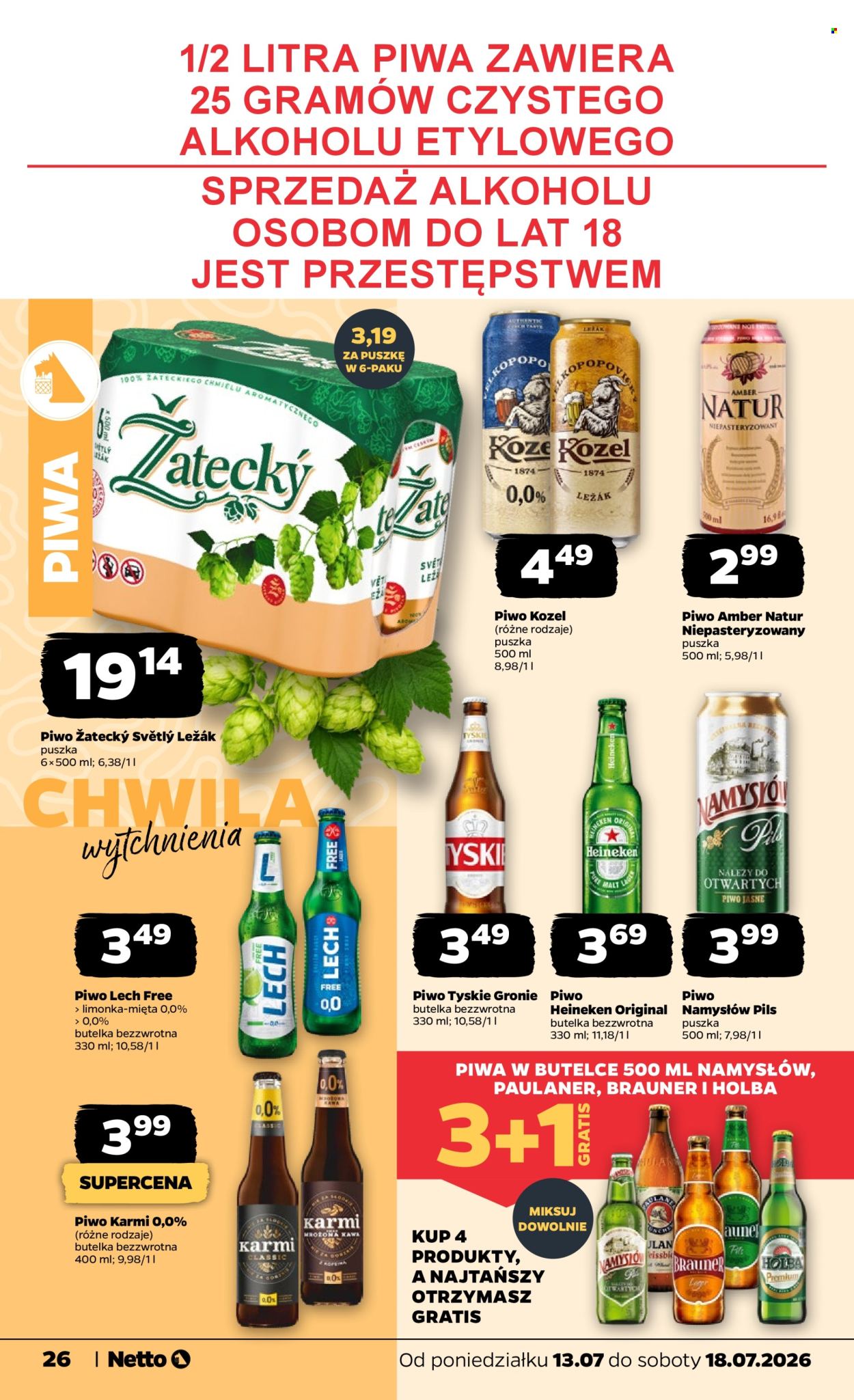 Gazetka Netto - 13.7.2026. - 18.7.2026.. Strona 26