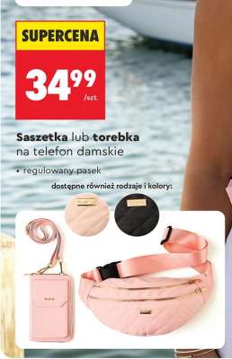 Saszetka lub torebka na telefon damskie