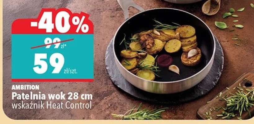 Patelnia wok 28 cm