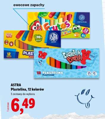 Astra Plastelina, 12 kolorów