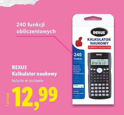 REXUS Kalkulator naukowy