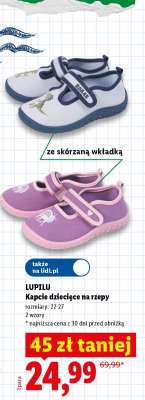 LUPILU Kapcie dziecięce na rzepy