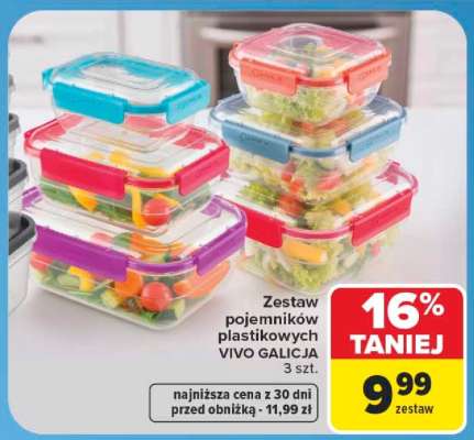 Zestaw pojemników plastikowych VIVO GALICJA