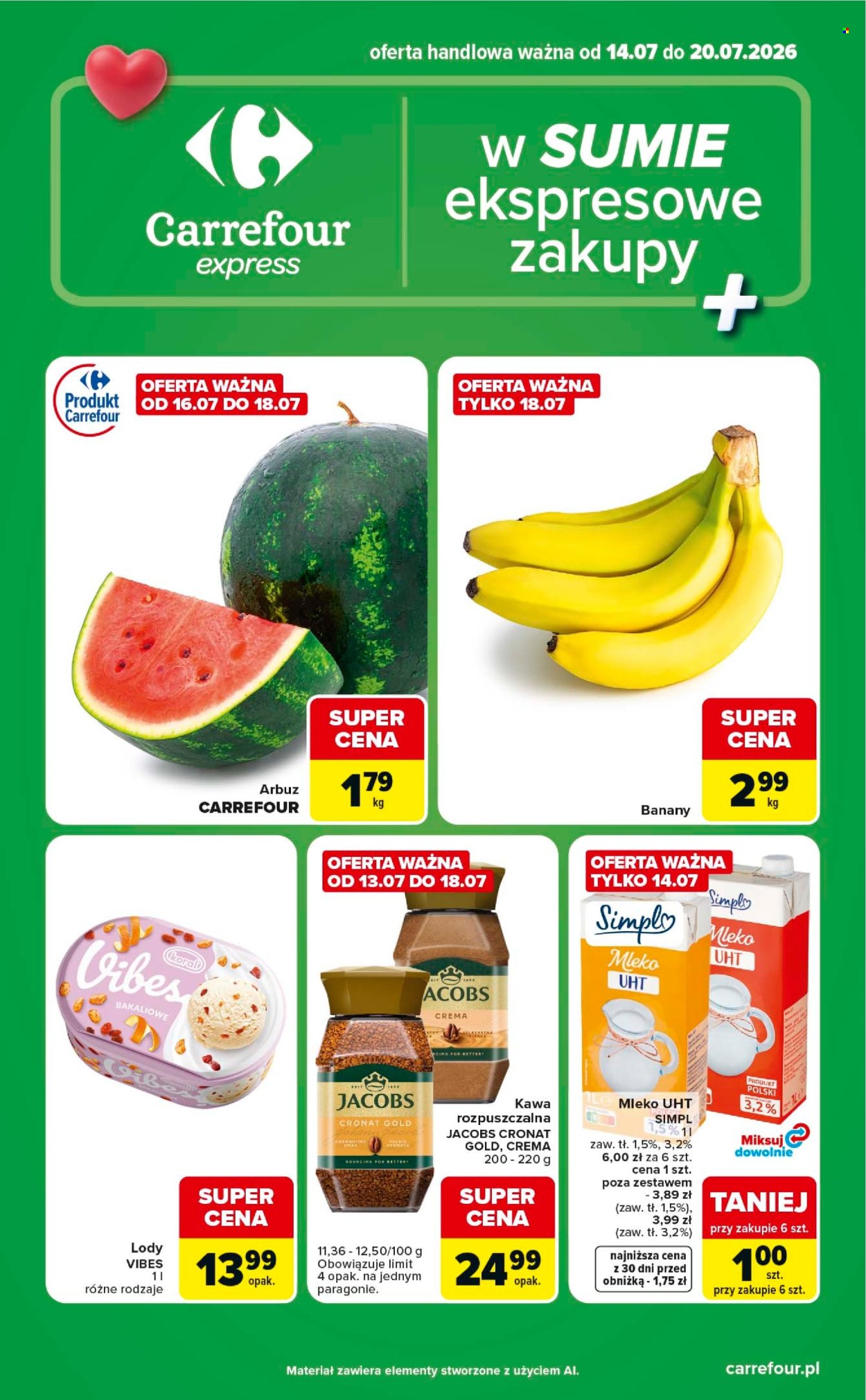 Gazetka Carrefour Express - 14.7.2026. - 20.7.2026.. Strona 1