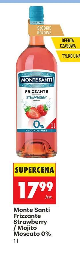 Monte Santi Frizzante Strawberry / Mojito Moscato 0%