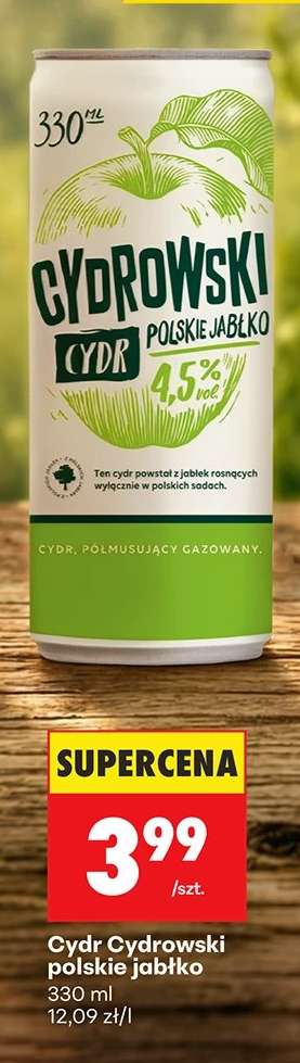 Cydr Cydrowski polskie jabłko
