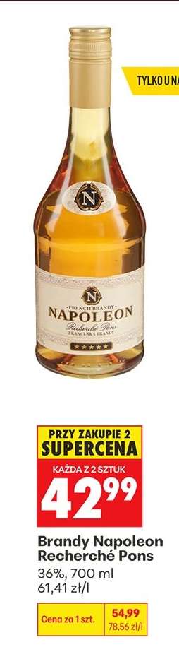 BRANDY NAPOLEON RECHERCHÉ PONS