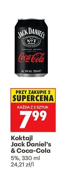 Koktajl Jack Daniel’s & Coca-Cola