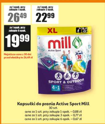 Kapsułki do prania Active Sport Mill